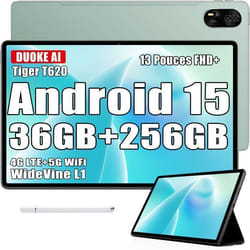 Blackview MEGA 8 Tablette Tactile 13 90Hz Gemini AI Android 15 36 Go RAM 256 Go/SD 2 To11000mAh50MP+13MPWifi Dual Sim - Vert