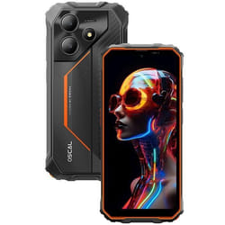Oscal MARINE 2 Téléphone Portable Incassable 24Go+256Go-SD 2To 6.56 90Hz Gemini AI 2.0 11000mAh Android 15 Double SIM 4G - Orange