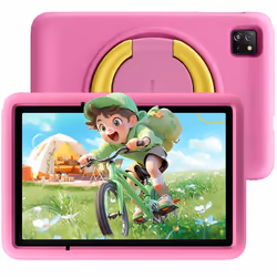 Tablette Tactile pour Enfants Blackview Tab 60 Pro Kids 10.1 RAM 12Go ROM 128Go-SD 2To Android 15 7700 mAh WiFi 6 - Rose