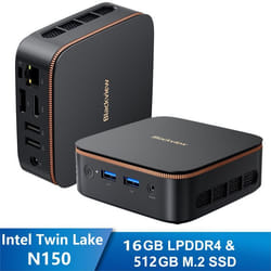 Mini PC - Blackview - MP20 - Intel Twin Lake N150 3.6GHz - 16 Go RAM - 512 Go SSD - Wifi 6