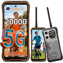Blackview XPLORE 1 Walkie Talkie 5G Téléphone Portable Incassable 36Go+512Go/2To Android 15 6.78 NFC/AI/Dual SIM - Orange
