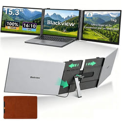 Blackview DCM8 Pro Moniteur pour Ordinateur Portable 15.3 FHD Triple Écran Portatif USB CExtension Écran pour 14-17.3