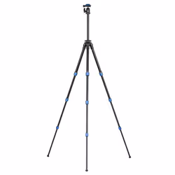 Benro TSL08AN00 trépied Caméras numériques 3 pieds Noir, Bleu
