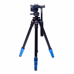 Benro TSL08AS2CSH, 3 pieds, Noir, Bleu, 147 cm, 2,5 kg