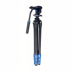 Benro TSL08AS2CSH trépied Caméras numériques 3 pieds Noir, Bleu