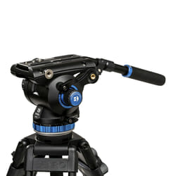 Benro S8PRO tête de trépieds Noir 3/8" Fluide