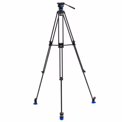 Benro KH26P trépied Caméras numériques 3 pieds Noir, Bleu