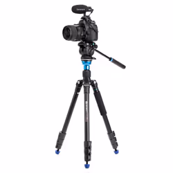 Benro A1883FS2PRO Aero trépied Caméras numériques 3 pieds Noir, Bleu - Vue supplémentaire 4