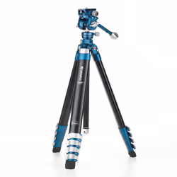 Benro TCBA15FS20PROC, 3 pieds, Noir, Bleu, 156,5 cm, 1,22 kg