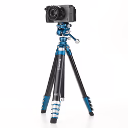 Benro TCBA15FS20PROC trépied Caméra de Smartphone/numérique 3 pieds Noir, Bleu