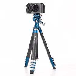 Benro TCBC15FS20PROC trépied Caméra de Smartphone/numérique 3 pieds Noir, Bleu