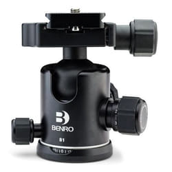 Benro B1 tête de trépieds Noir 1/4" Balle