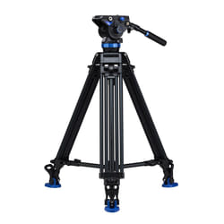 Benro S8 trépied Caméras numériques 3 pieds Noir, Bleu