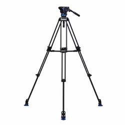 Benro S8 trépied Caméras numériques 3 pieds Noir, Bleu
