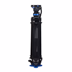 Benro S8 trépied Caméras numériques 3 pieds Noir, Bleu