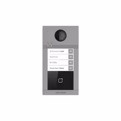Hikvision DS-KV8413-WME1(C) Postazione esterna videocitofonica per 4 appartamenti con 4 pulsanti fisici retroilluminato