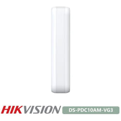 Hikvision - Détecteur rideau filaire - Portée de détection entre 6 et 10 m - Résistances de fin de ligne (eol) sélectionnables - anti-masquage et