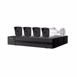 Kit vidéosurveillance - HILOOK - 4 caméras - Vision nocturne infrarouge - Extérieur
