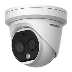 HIKVISION Caméra IP dôme 4MP FF 2.2 mm PoE Thermique - DS-2TD1228-2/QA