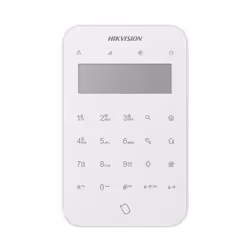 Télécommande sans fil HIKVISION - DS-PK1-LT-WE Type : Clavier sans fil Portée radio (m) : 1200 m (zone ouverte) Fonctions pri ...