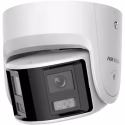 Hikvision Caméra Turret IP panoramique gamme PRO Résolution 4 Mégapixel | PoE | ColorVu 2.8 mm | Microphone | Sirène et flash ...