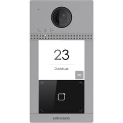 Hikvision - Portier Vidéo ip WiFi - Caméra 2 Mpx Audio bidirectionnel - Ouverture avec carte mf 2 relais - Application mobile avec ou sans moniteur