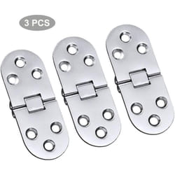 3 PCS Alliage Charnières De Table Acier Inoxydable Charnières Porte Pliant Rabat Charnières Table Charnières Pliante Charnieres Alliage Flip