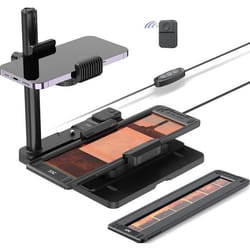 JJC Ensemble dadaptateurs de numérisation de Film Mobile avec Bloc Lumineux pour visionneuse de Diapositives