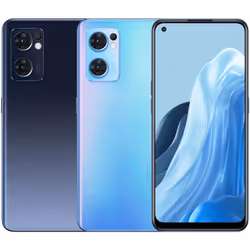 OPPO Reno 7 5G, 16,3 cm (6.4"), 8 Go, 256 Go, 64 MP, Android 11, Bleu