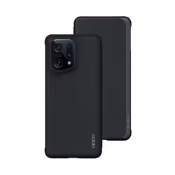 OPPO Find X5 Black Case PU, Folio porte carte, OPPO, Find X5, 16,6 cm (6.55"), Noir