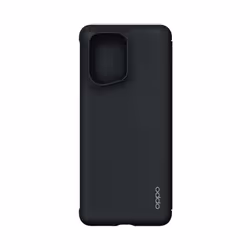 OPPO Find X5 Black Case PU coque de protection pour téléphones portables 16,6 cm (6.55") Folio porte carte Noir
