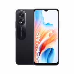 OPPO A18 , 16,7 cm (6.56"), 4 Go, 128 Go, 8 MP, Android 13, Noir