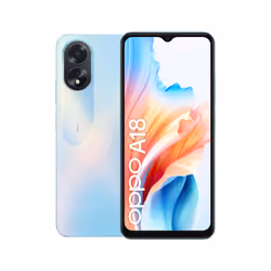 OPPO A18 , 16,7 cm (6.56"), 4 Go, 128 Go, 8 MP, Android 13, Bleu