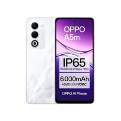 OPPO A5m 16,9 cm (6.67") Double SIM 4G USB Type-C 8 Go 256 Go 6000 mAh Blanc