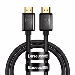 Baseus WKGQ000001, 1 m, HDMI Type A (Standard), HDMI Type A (Standard), Noir