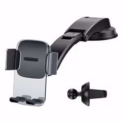 Baseus SUYK000001, Mobile/smartphone, Support actif, Voiture, Noir