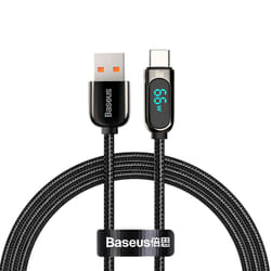 Baseus CASX020001 câble USB 1 m USB A USB C Noir