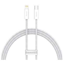 Baseus CALD000002 câble de téléphone portable Blanc 1 m USB C Lightning