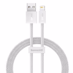 Baseus Dynamic, 1,2 m, Lightning, USB A, Mâle, Mâle, Blanc