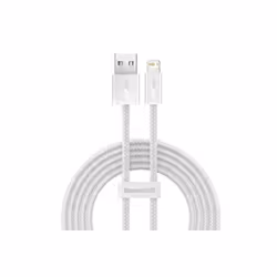 Baseus Dynamic, 2 m, Lightning, USB A, Mâle, Mâle, Blanc