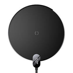 Baseus CCED000001 chargeur d'appareils mobiles Écouteurs, Smartphone Noir USB Recharge sans fil Intérieure