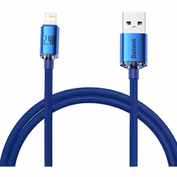 Baseus CAJY000003, 1,2 m, Lightning, USB A, Mâle, Mâle, Bleu