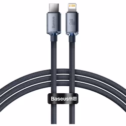 Baseus CAJY000201, Gris, USB C, Lightning, 1,2 m, Mâle, Mâle