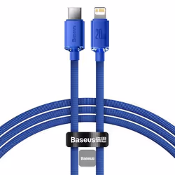 Baseus CAJY000203, 1,2 m, Lightning, USB C, Mâle, Mâle, Bleu