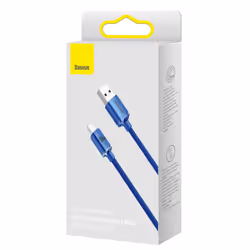 Baseus Crystal Shine câble USB 1,2 m USB A USB C Bleu - Vue supplémentaire 4