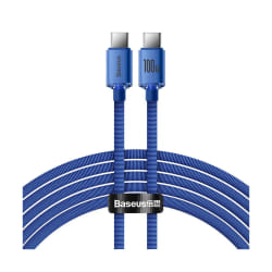 Baseus Câble USB-C Crystal Shine - Bleu - 2m