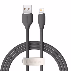 Baseus Jelly, 1,2 m, Lightning, USB A, Mâle, Mâle, Noir