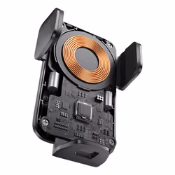 Baseus Wisdom Car Mount Wireless Charger Support actif Mobile/smartphone Noir - Vue supplémentaire 4