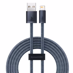 Baseus Dynamic, 2 m, Lightning, USB A, Mâle, Mâle, Gris