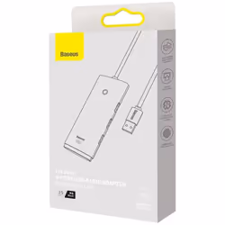 Baseus WKQX030001 hub & concentrateur USB 3.2 Gen 1 (3.1 Gen 1) Type-A 5000 Mbit/s Noir